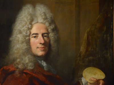 Portrait of Jacques-Antoine Arlaud (detail) by Largilliere